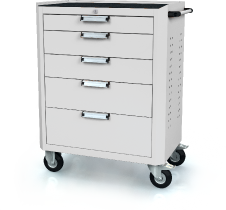 Trolley DVU 968 x 765 x 500 - basic - 5x drawers